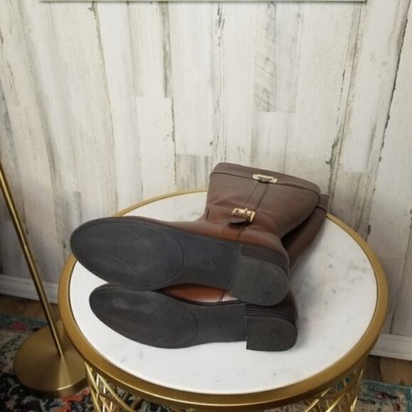 Karen Scott Deliee2 Riding Boots Cognac Brown - Picture 7 of 8